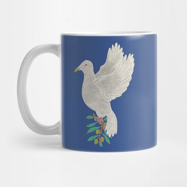 Dove With Olive branch by LuvbuzzArt